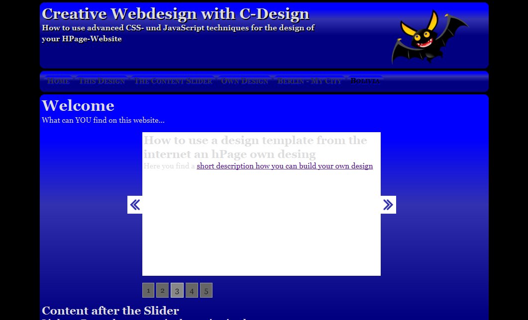 Ausgangsdesign Plus 135 Hauptdesign hPage Website