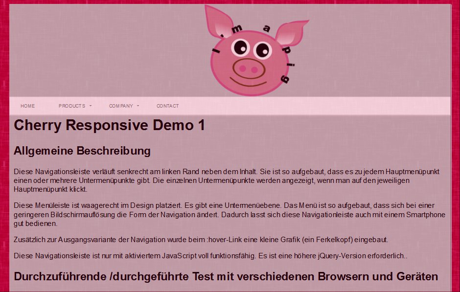 Vorschau Cherry Responsive Vorschau Cherry Responsive