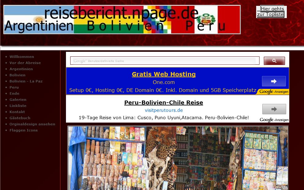 Vorschau Reisebericht Argentinien Bolivien Peru